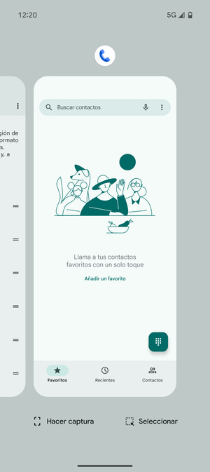 Deslice las aplicaciones hacia arriba para cerrarlas
