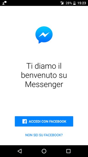 L'app è pronta per l'uso