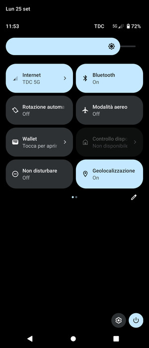 Disattiva Bluetooth