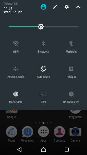 Select the Settings button
