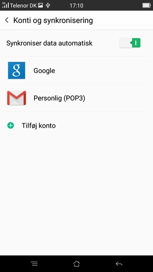 Vælg Google
