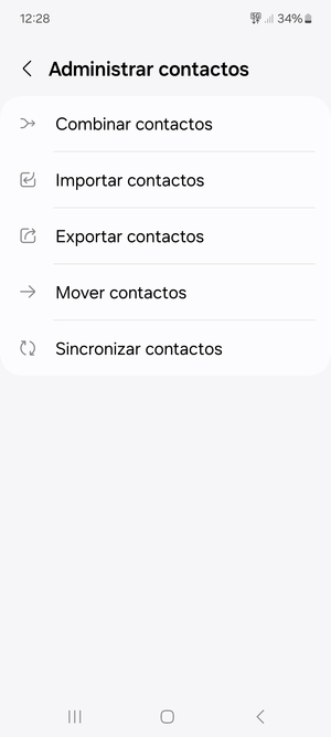 Seleccione Importar contactos