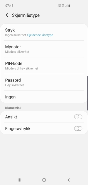 Velg Mønster