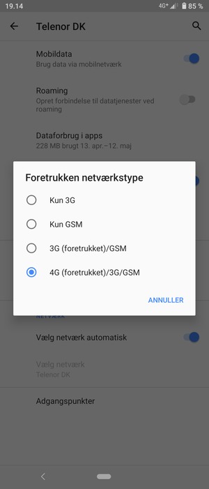 Vælg din foretrukne mulighed