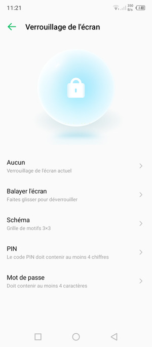 Sélectionnez Schéma