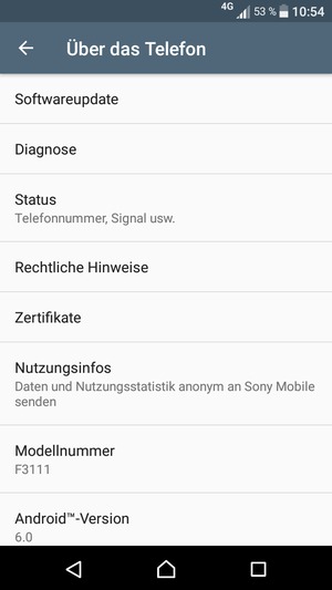 Wählen Sie Softwareupdate