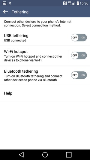 Select Wi-Fi hotspot