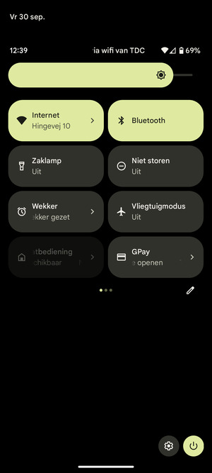 Selecteer Internet
