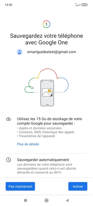 Sélectionnez Activer