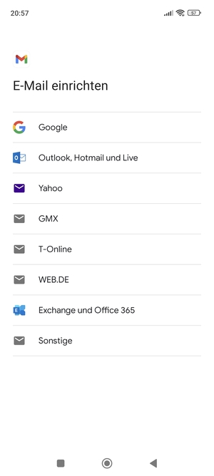 Wählen Sie Sonstige
