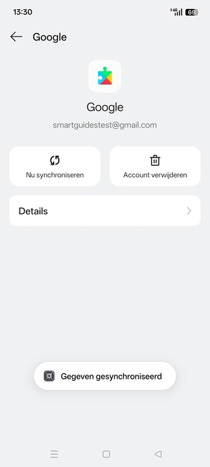 Uw gegevens worden gesynchroniseerd