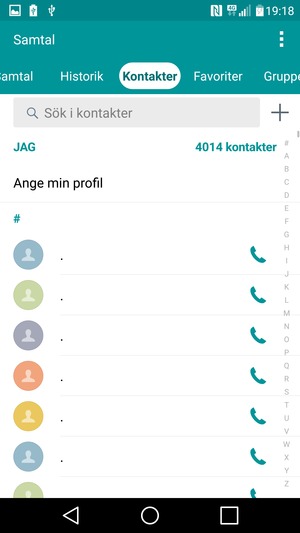 Tryck på Meny-knappen