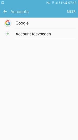 Selecteer Google