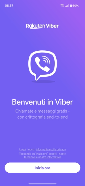L'app è pronta per l'uso