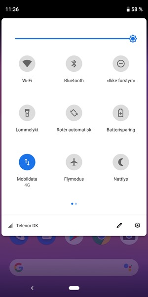 Slå Batterisparing på