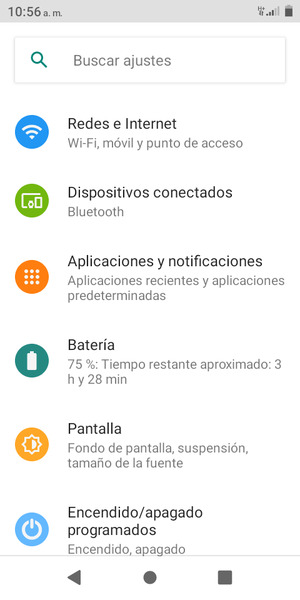 Seleccione Redes e Internet
