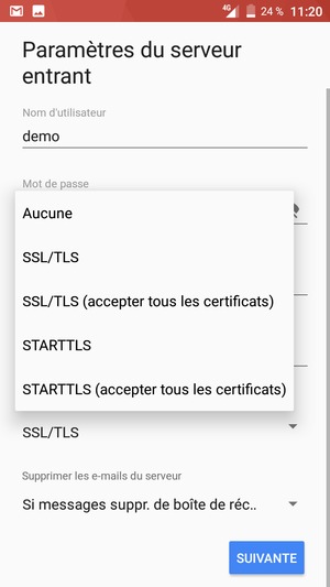 Sélectionnez Aucune