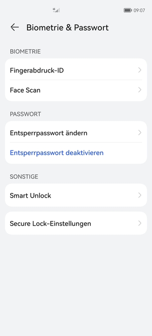 Ihr Handy ist jetzt mit einer Bildschirmsperre gesichert