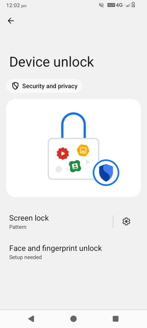 Your phone is now secure with a screen lock