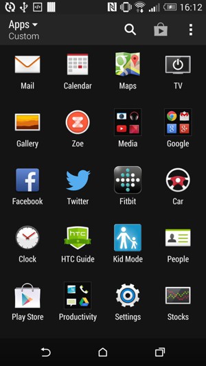 Select Settings