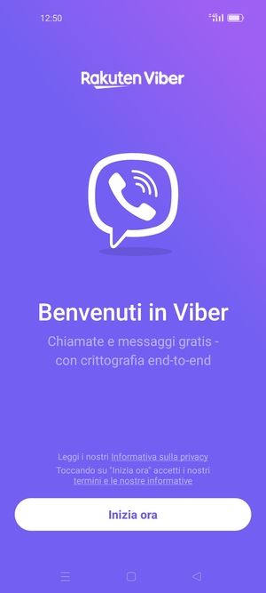 L'app è pronta per l'uso