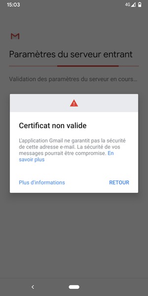 Sélectionnez Plus d'informations