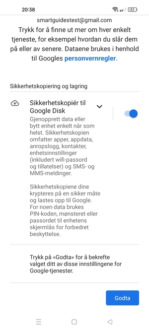 Velg Godta