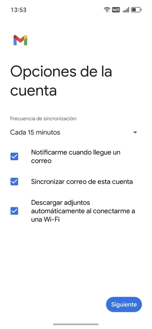Seleccione Siguiente