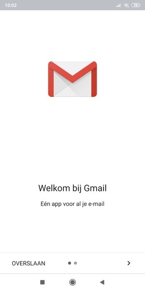 Selecteer VOLGENDE