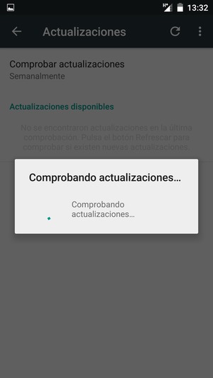 Espere a que la búsqueda termine