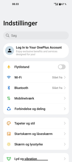 Vælg Mobilnetværk