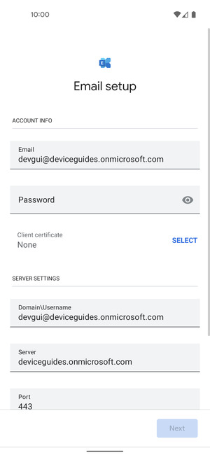Enter your password