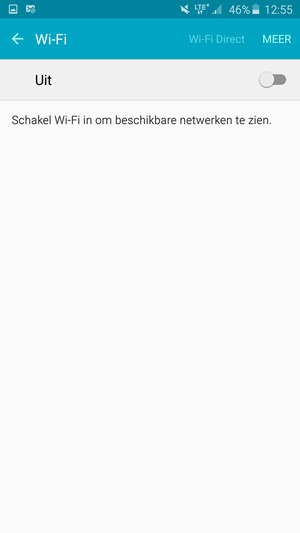 Schakel Wi-Fi in
