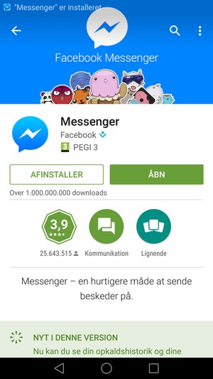 Vælg ÅBN
