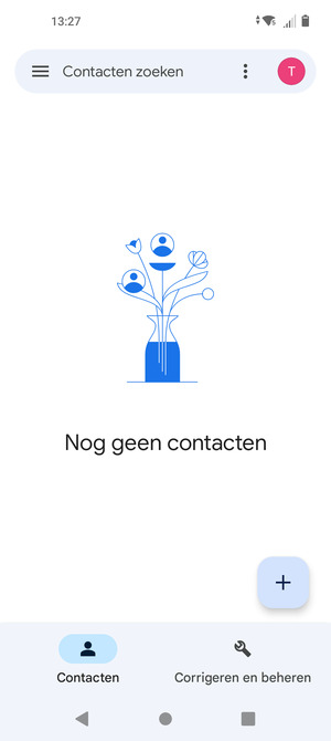 Selecteer Corrigeren en beheren