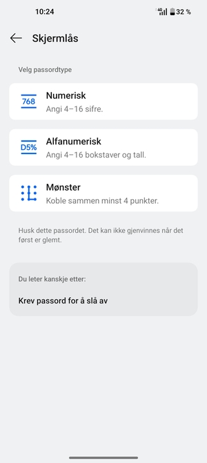 Velg Mønster