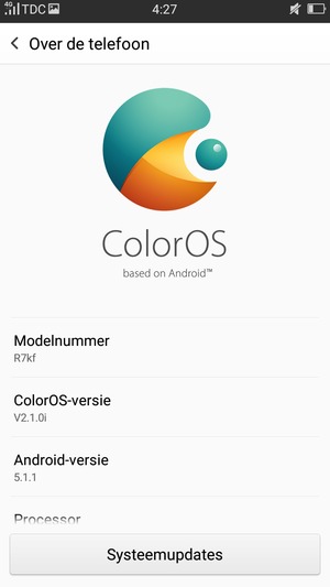 Selecteer Systeemupdates