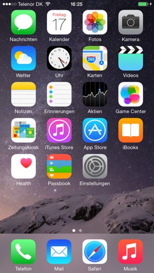 Wählen Sie Telefon