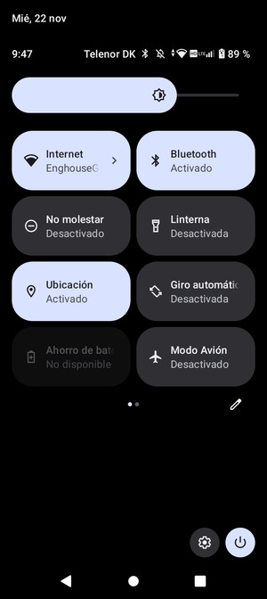 Selecionne Internet