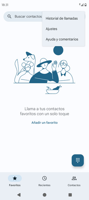 Seleccione Ajustes