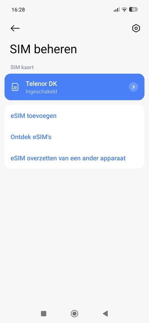 Selecteer eSIM toevoegen
