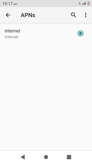 Select the Menu button