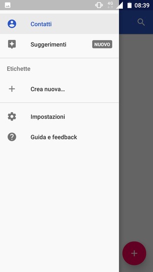 Seleziona Impostazioni