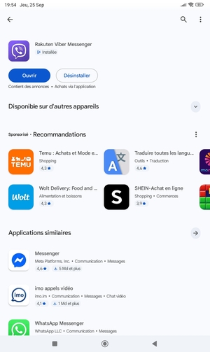 Sélectionnez Ouvrir