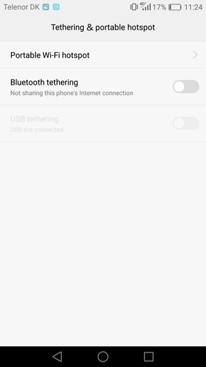 Select Portable Wi-Fi hotspot