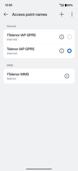 Select the Menu button