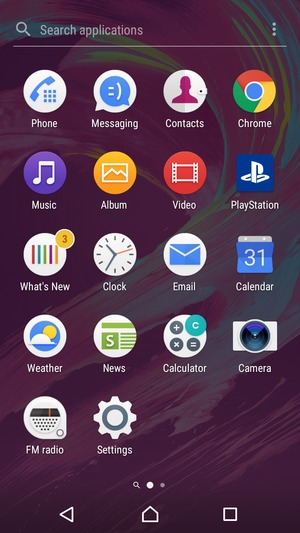 Select Settings