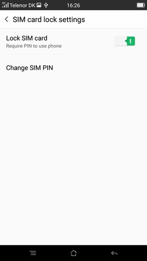Select Change SIM PIN
