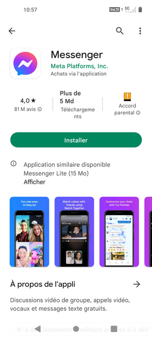 Sélectionnez Installer