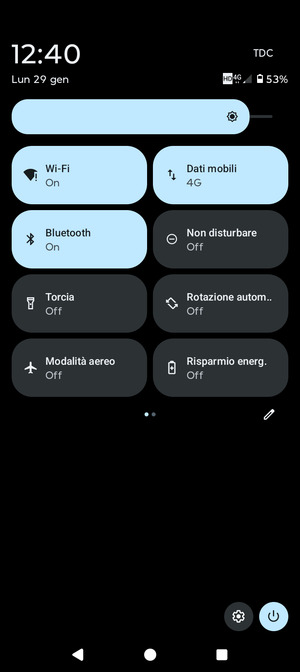 Disattiva Wi-Fi e Bluetooth